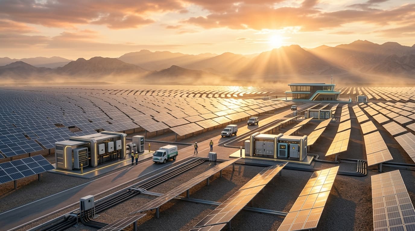 Voltera Solar Power Field Infrastructure